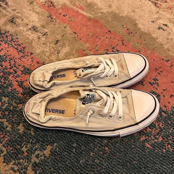 Converse Beige slip on sneakers - Picture 4 of 6